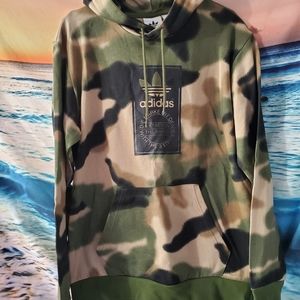 Men's Camo Adidas Hoodie (Medium)